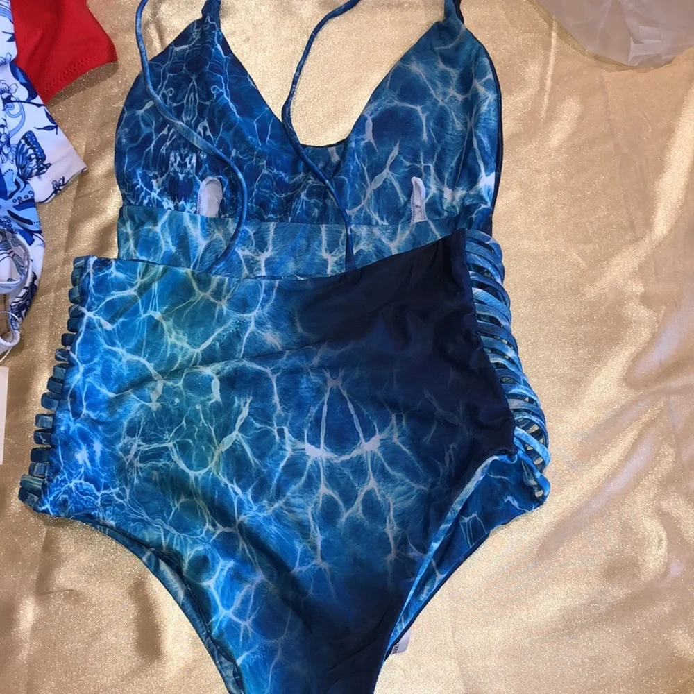 NWT Zaful Swimwear Cover Up Bundle Women's Size L 5 Piece Set - Picture 10 of 10